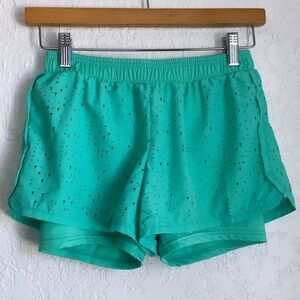Girl’s Champion Mint Green Shorts Sz L 10/12
